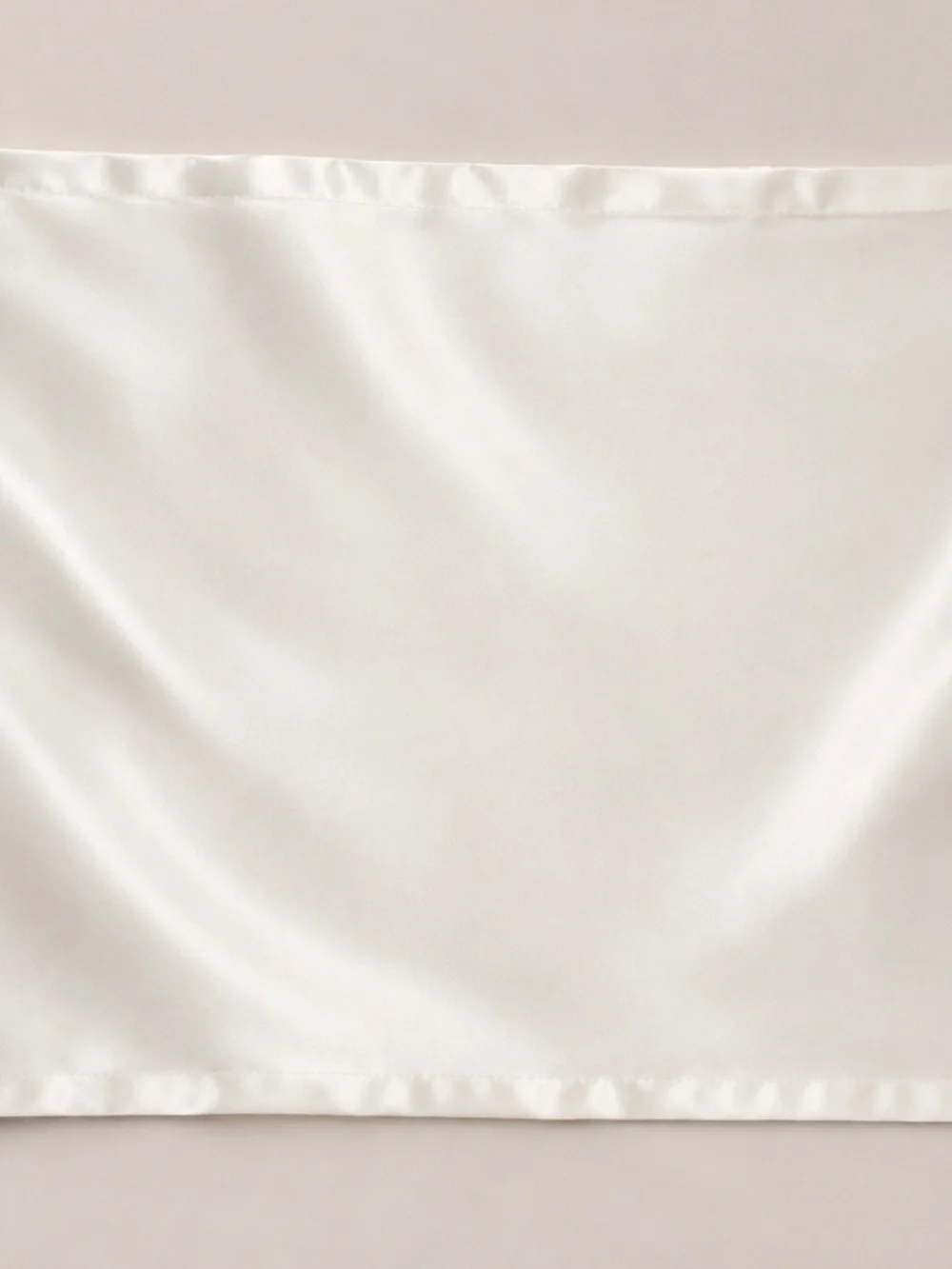 MANSPHIL Silk Pillowcase QUEEN Ivory White New in Package